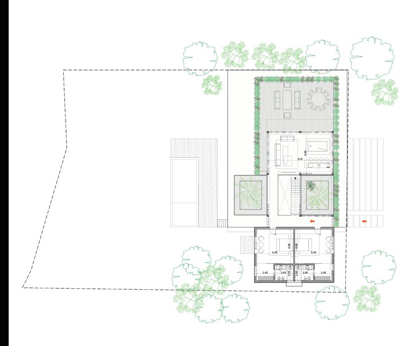 Tipología B · Planta alta, 175 m²