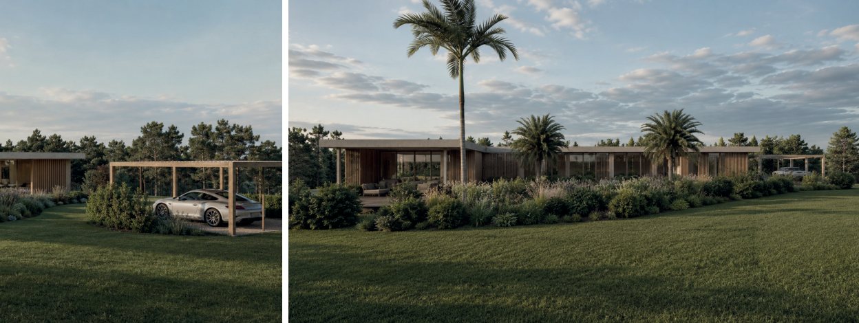 Tipología D · Una planta · 260 m²