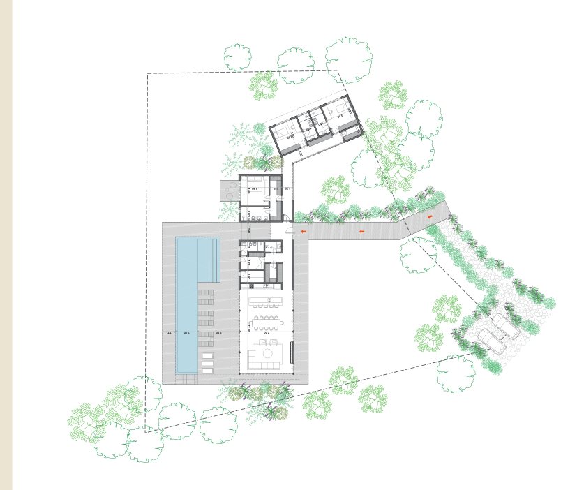 Tipología E · Planta, 250 m²
